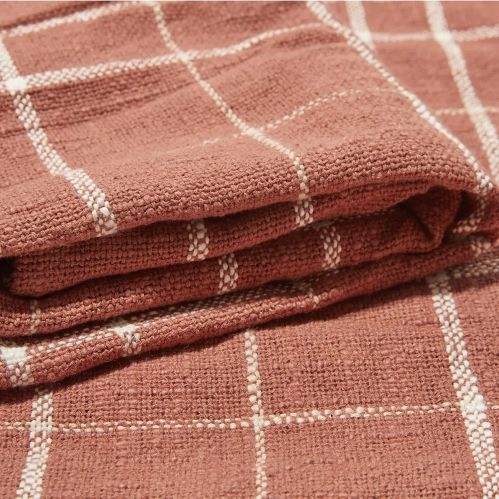 Little Korboose by April Nemeth‎ Woven Throw Blanket Rust 50 x 60